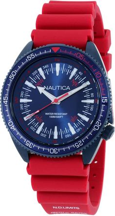 Nautica Vintage Quartz Blue Dial Mens Watch NAPNVF305