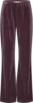 Lollys Laundry Casey LL Pants - Dames - Wijde Broeken - Paars - XS - Polyester - Broeken