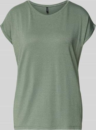 Vero Moda Relaxed Fit T-Shirt aus Viskose-Mix Modell LAVA in Lind Melange, Gr&ouml;&szlig;e XL