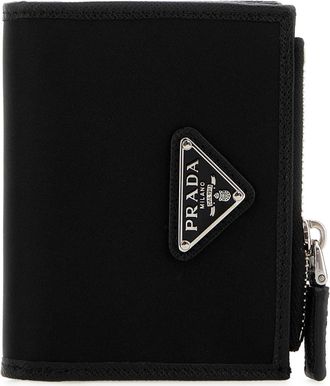 Prada Black Canvas Wallet