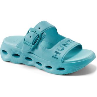 Hunter Greta Slide Sandal in Turquoise at Nordstrom Rack, Size 9