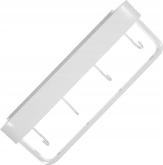 OEM Estante Ba&ntilde;o Aluminio Blanco Toallero