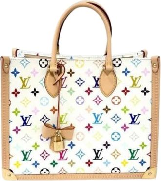 Louis Vuitton Pre-owned Vintage Multicolor Tote Bag - Dames - Vintage Shopper - Veelkleurig - ONE Size - Leer - Vintage