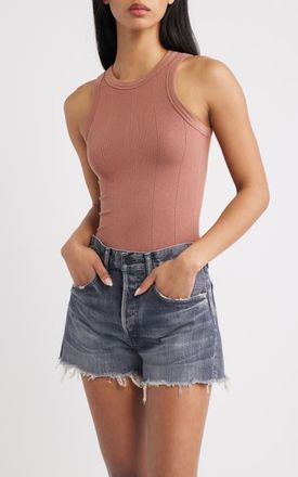 Free People So Soft Modal Blend Tank in Cedar Wood at Nordstrom, Size X-Small/small