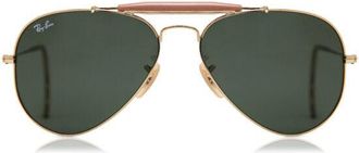 Ray-Ban RB3030 Outdoorsman L0216 Mens Sunglasses Gold Size 58