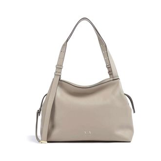 A|X Armani Exchange Shoulder Bags, female, Beige, Size: ONE SIZE Shoulder bag in technical fabric