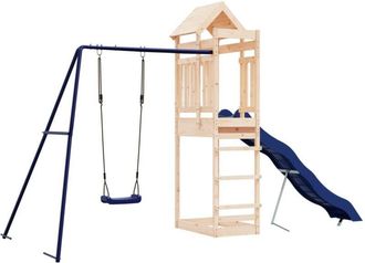 vidaXL Parque Infantil De Exterior Madera Maciza De Pino Vidaxl