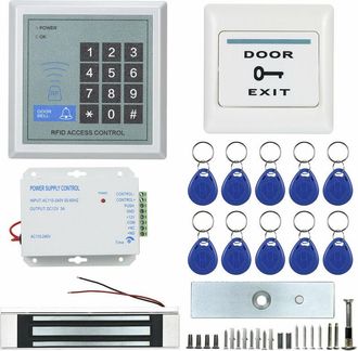 OEM [french Days]kit De Syst&egrave;me De Contr&ocirc;le DAcc&egrave;s Rfid, Ouvre-porte En Verre, Serrure Magn&eacute;tique &Eacute;lectronique, Carte DIdentit&eacute;, Alimentation