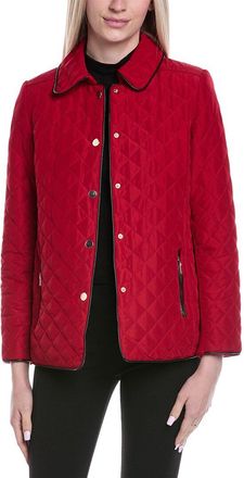 Jones New York Quilted Snap Front Jacket