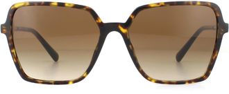Versace Square Havana Brown Gradient Sunglasses