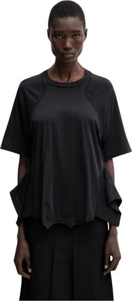Undercover Pullover T-shirt - Dames - T-shirts - Zwart - S - Katoen - Tops