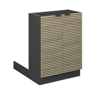 Vicco Isla De Cocina Fame-line, Panel De Roble, 60 Cm Sin Encimera