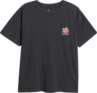 Rip Curl Surf Puff Party Pack Graphic T-Shirt in Washed Black at Nordstrom, Size Xx-Small