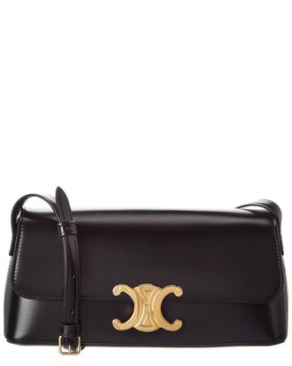 Celine Celine Diana Leather Shoulder Bag