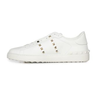 Valentino Garavani Sneakers, male, White, Size: 8 1/2 US Rockstud Untitled Sneakers