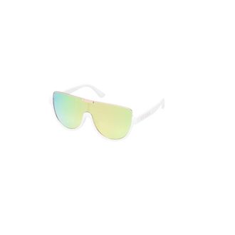 Guess Sunglasses, female, White, Size: ONE SIZE Resin Square Frame Sunglasses