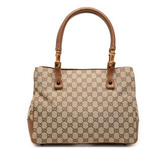 Gucci Pre-owned Gucci GG Canvas Bamboo Tote Ladies RYPPRT0TEDJGENZJ