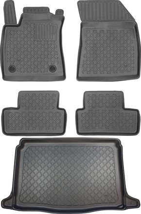 OEM Juego De Alfombrillas Para Renault Megane Iv Hatchback Desde Enero De 2016: Alfombrilla Para Coche + Alfombrilla Para Maletero