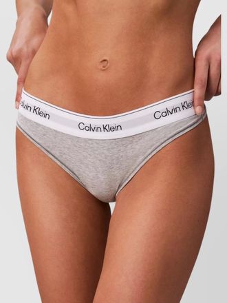 Calvin Klein low-rise thong elastic waistband