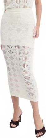 Favorite Daughter Womens The Courtside Skirt In White