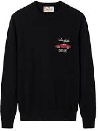 MC2 Saint Barth Sudadera ligera de cuello redondo - Sweatshirts & Hoodies - Hombre - Negro - L