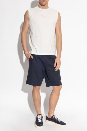 Emporio Armani T-shirt With Print, Mens, Cream