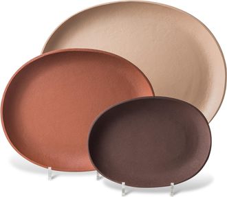 Pols Potten 3-tlg. Tablett-Set Greek Terracotta