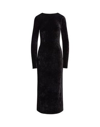 Ralph Lauren VELVET SCOOPBACK DRESS