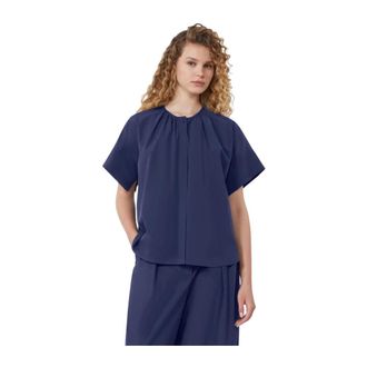 Max Mara Blouses, female, Blue, Size: XL Camicia over