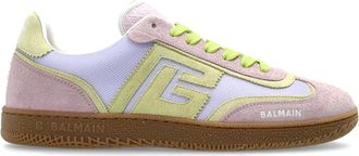 Balmain Sneakers, female, Purple, Size: 10 US Swan Sneakers