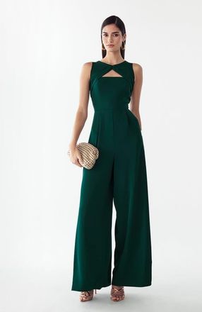 BWLDR Heather Jumpsuit in Emerald at Nordstrom, Size 8
