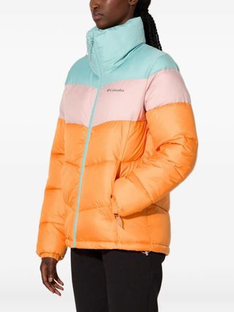 Columbia three-tone puffer jacket - women - Nylon/Polyester/Polyester - M - Orange