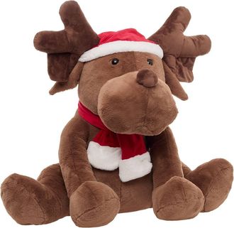 F&eacute;&eacute;ric Lights & Christmas Peluche De Reno Marr&oacute;n, 100 Cm De Altura - Feeric Lights & Christmas