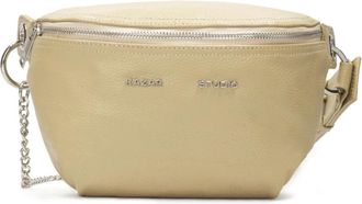 Kazar Beige leren heuptas - Dames - Heuptassen - Beige - ONE Size - Leer - Tassen