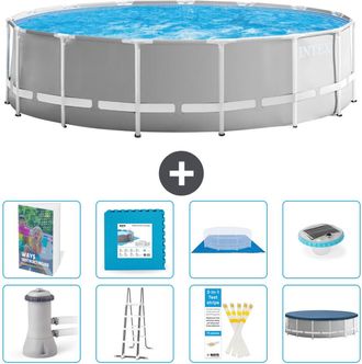 Intex Piscina Prism Frame Redonda - 457x122 Cm - 9-piezas S674