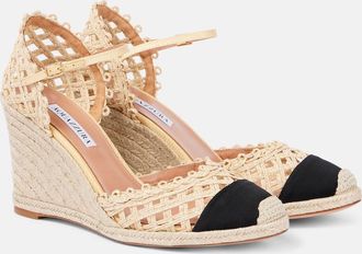 Aquazzura Espadrillas con zeppa Sunburst 120