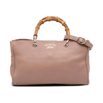 Gucci Pre-owned Tote Bags, female, Pink, Size: ONE SIZE Pre-owned Leather Tote Bag