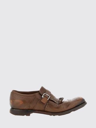 Churchs Monk strap Shangai in pelle vintage con frange e fibbia