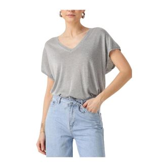 Minus Dames, Truien, Grijs, Maat: S Leer