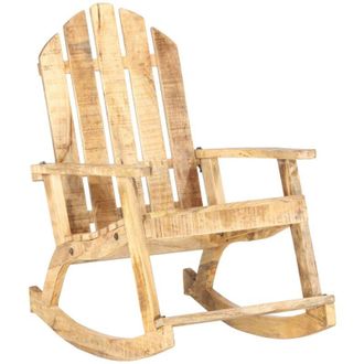 vidaXL Mecedora De Jard&iacute;n De Madera Maciza De Mango Vidaxl