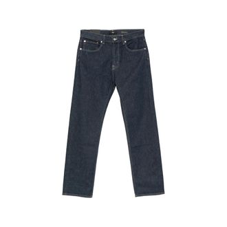 7 For All Mankind Contrast-stitch Straight-leg Jeans