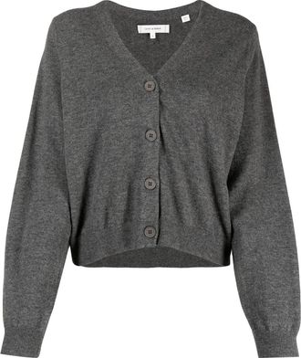 Chinti and Parker V-neck cropped wool cardigan - women - Cashmere/Wool - LL - Grey