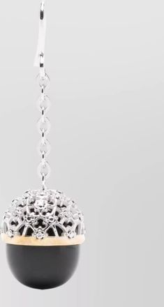 Toteme chain drop earrings two-tone design