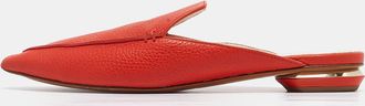 Nicholas Kirkwood Red Leather Beya Pointed Toe Mules