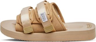 Suicoke Minimalistische Beige Sandalen met Vibram Zool - unisex - Sandalen - Beige - 42 EU - Linnen - Schoenen
