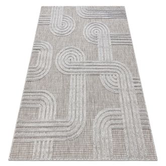 RugsX RugsX Santo Rug in Grey | Size: 160 cm x 220 cm