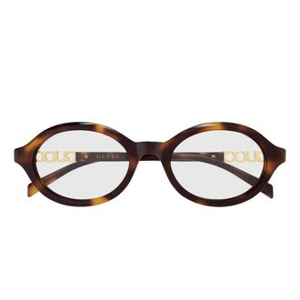 Gucci Optical Frame - female - Gucci - Glasses - Brown - 51 MM - Accessories