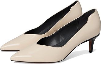 Franco Sarto Aurora Pumps High Womens Heels Vanilla White Faux Leather : 8.5 M