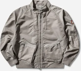 Cav Empt Men s Design Nylon Zip Jacket Grey