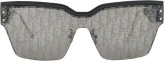 Dior DIORCLUB M4U Smoke Mirror Logo Shield Ladies Sunglasses CD40090U 01C 00